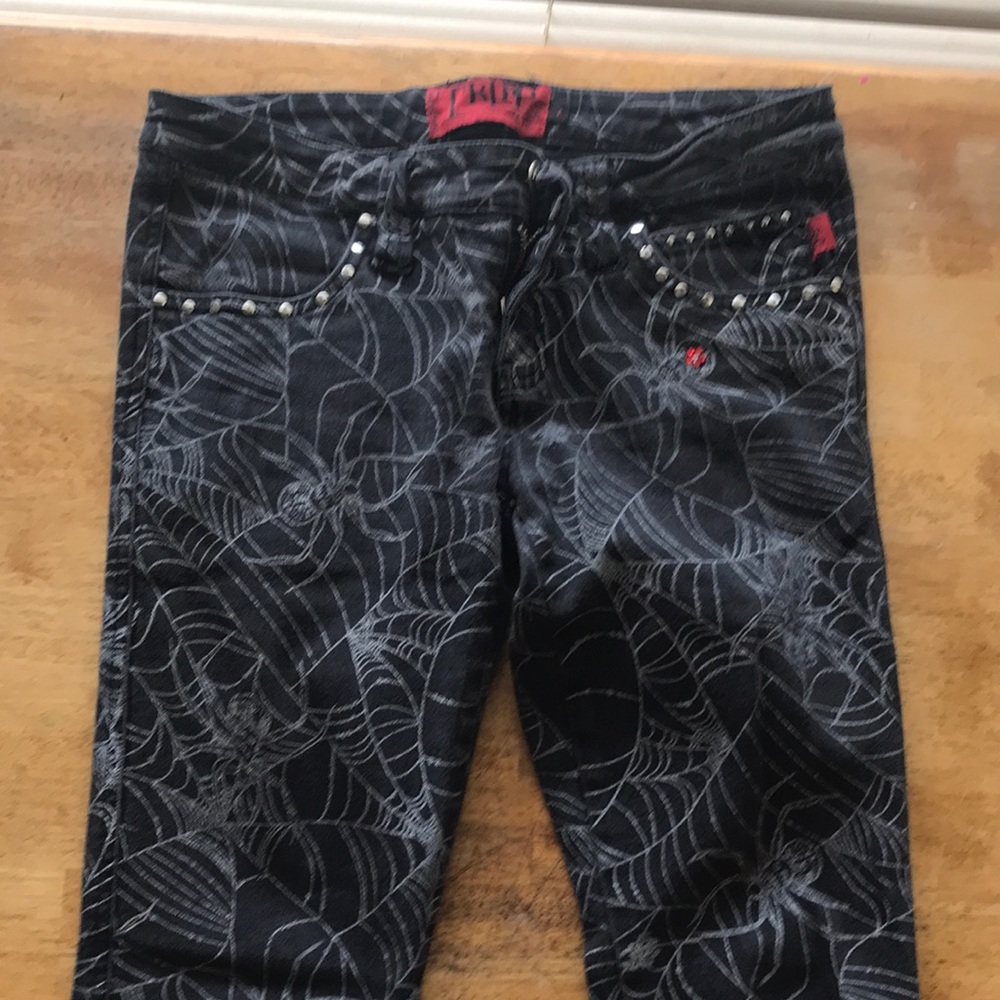 Tripp NYC black widow pants size 7